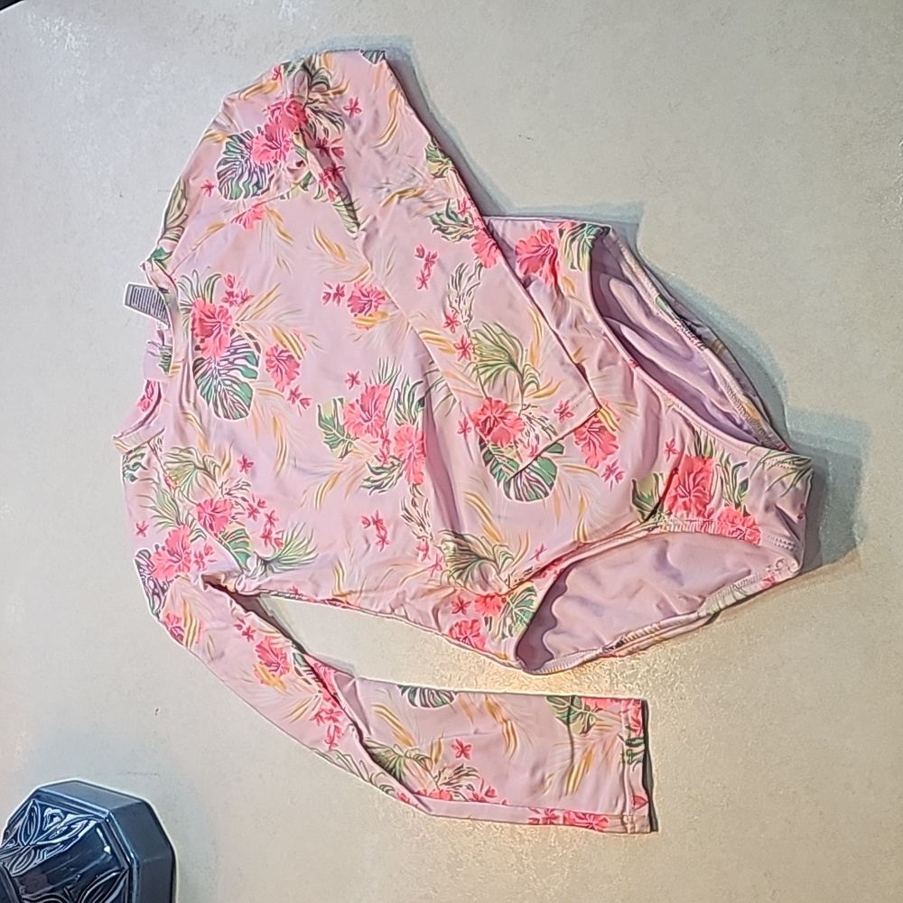 Girls Long Sleeve Swimming Suit